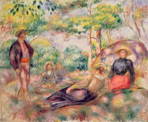 ピクニックのための研究、1893年 作： Pierre Auguste Renoir